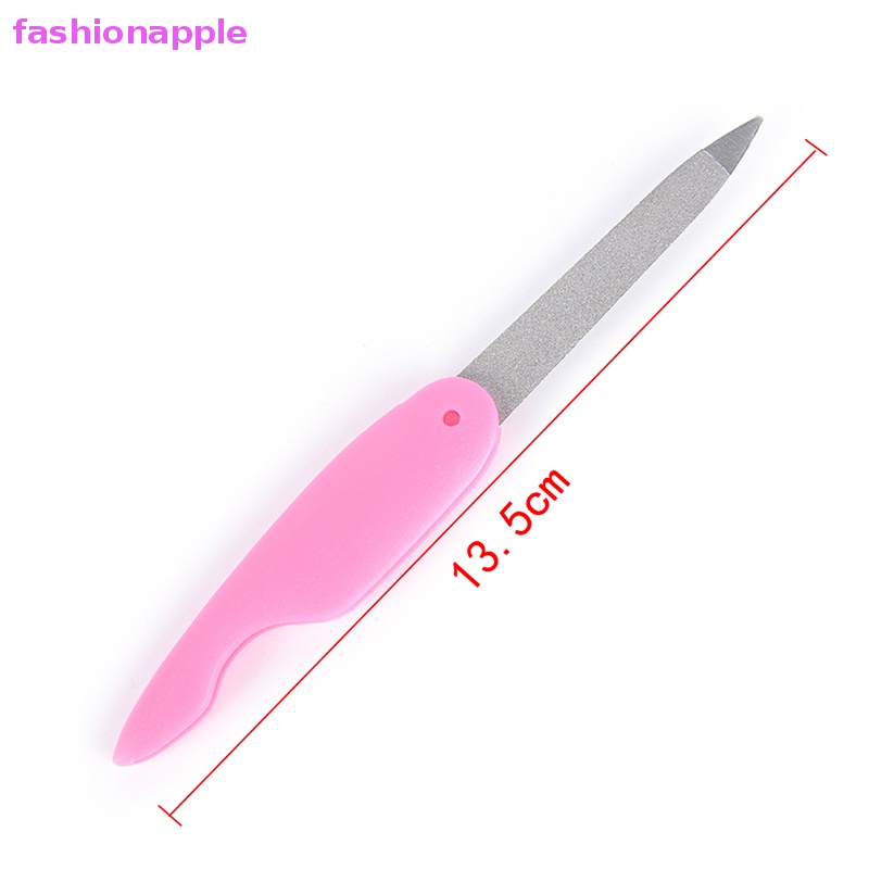 1 Cây Dũa Móng Tay Bằng Thép Không Gỉ Có Thể Gập Lại