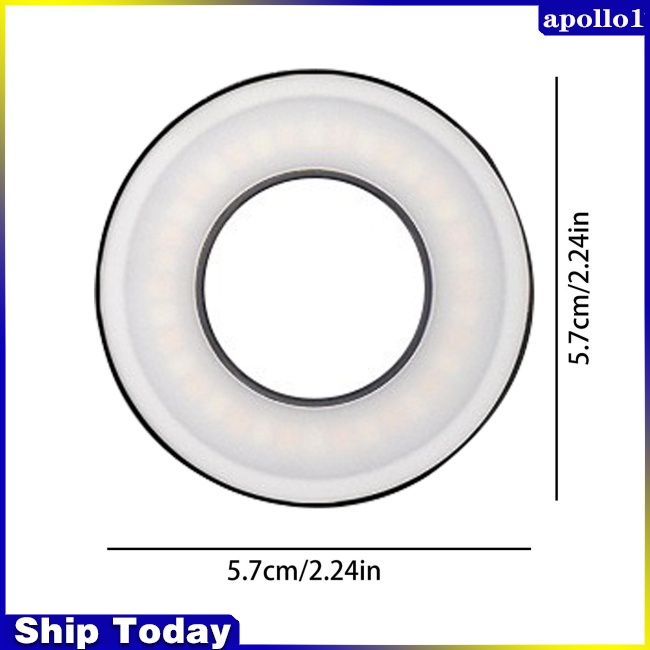 Đèn Led Trợ Sáng APO W36 Hỗ Trợ Selfie Cho Điện Thoại