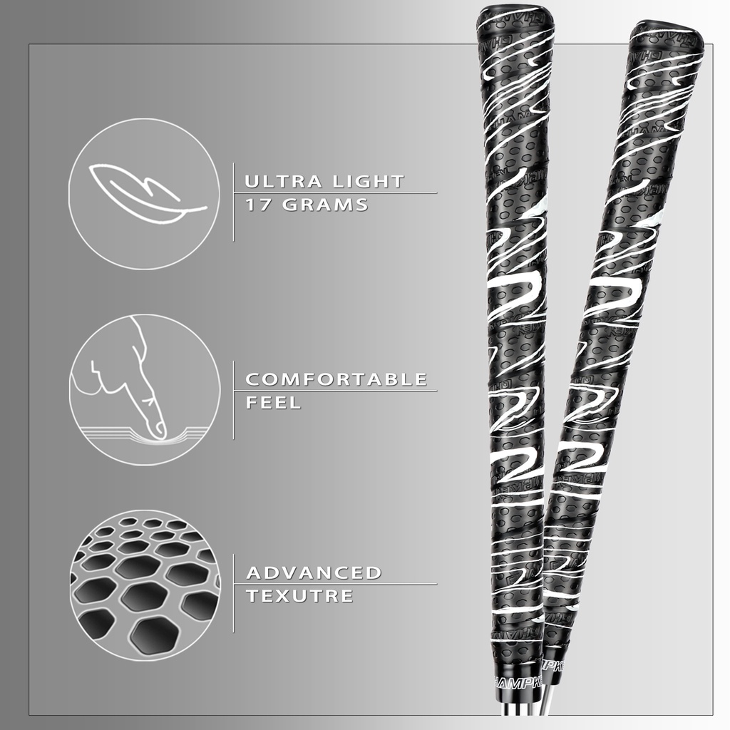 Bộ 6 Cuộn Băng Quấn Tay Cầm Gậy Đánh golf Họa Tiết Rằn Ri Chống Trượt / Thấm Nước / Chống Mài Mòn Mềm Mại / Chống Mài Mòn