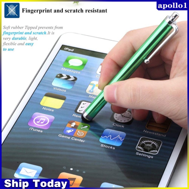 Bút Cảm Ứng Màn Hình Bằng Hợp Kim Nhôm Kèm Kẹp Chuyên Dụng Cho Máy Tính Bảng