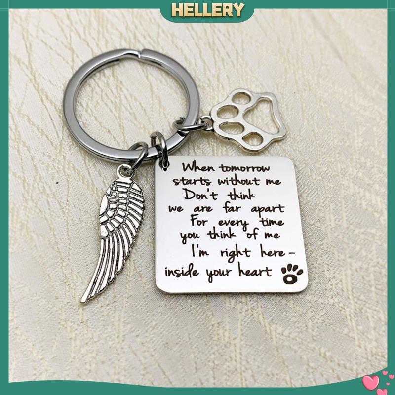 Móc Chìa Khóa Có Thể Khắc Hình Thú Cưng Chống Mất Dành Cho Thú Cưng