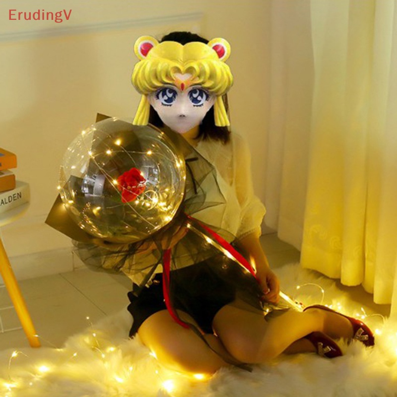 [ErudingV] Bó Hoa Hồng Bóng Đèn LED Dạ Quang Bobo Trong Suốt Làm Quà Tặng Ngày Lễ