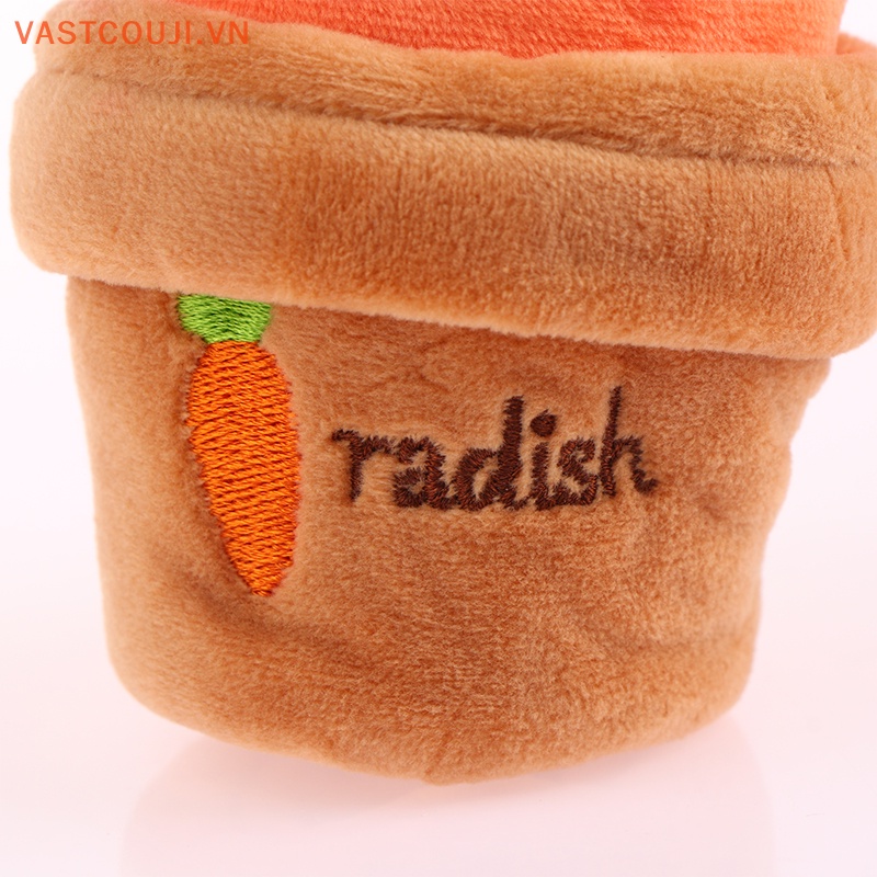 Móc Khóa Bông Hình Củ Cà Rốt Hoạt Hình Đáng Yêu