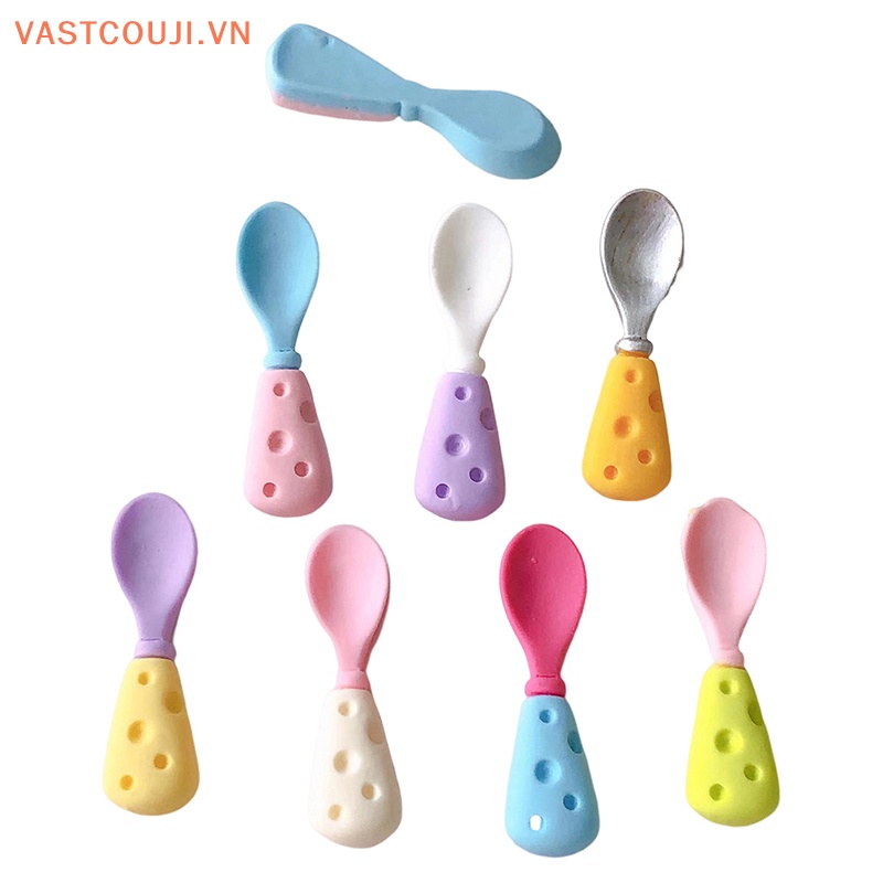 Set 10 Muỗng Xúc Mini Trang Trí Nhà Búp Bê VN