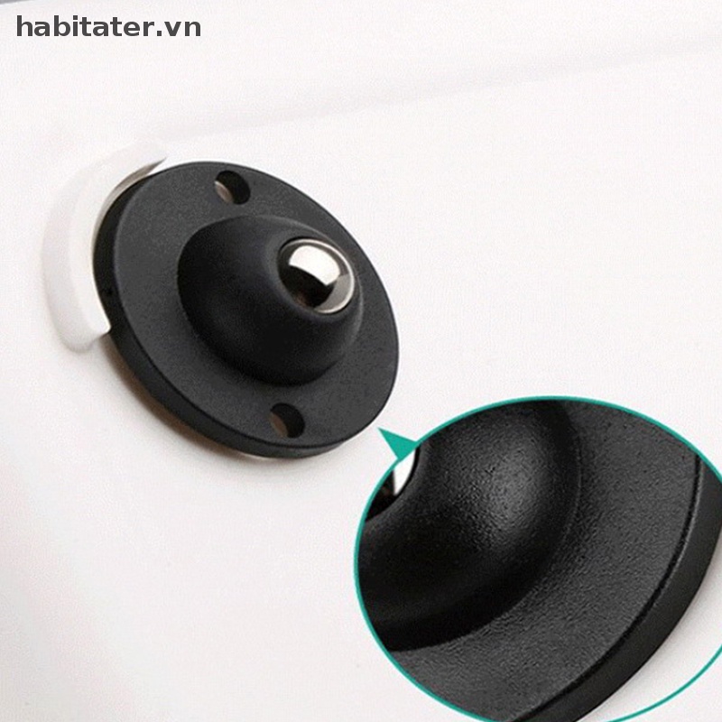 Bánh Xe Ròng Rọc Xoay 360 Độ Mini Bằng Thép Không Gỉ Thông Dụng Cho Thùng Rác Nội Thất