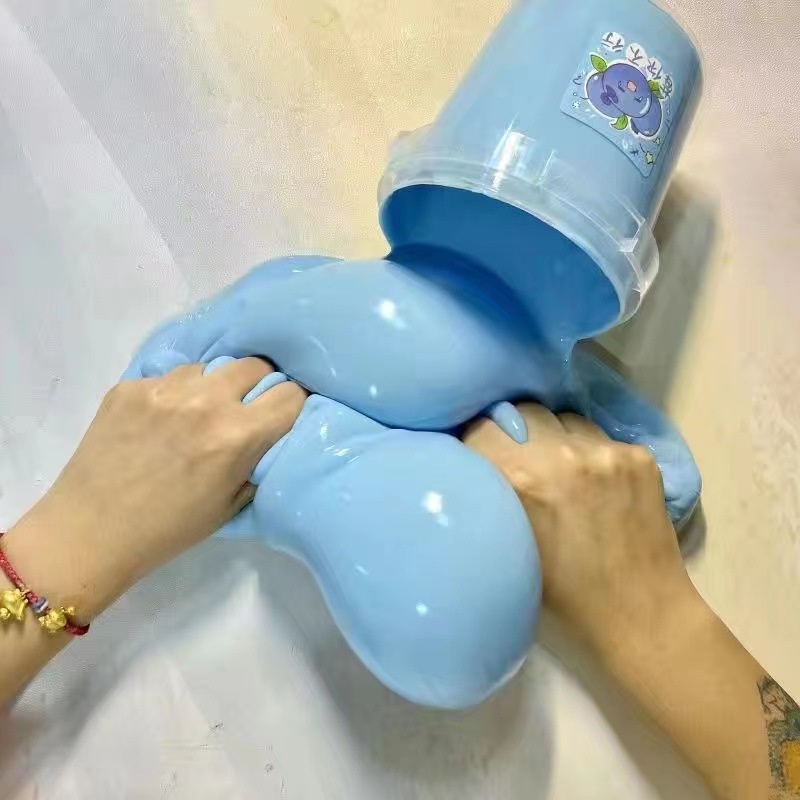 Đồ Chơi Slime Dạng Thùng Sữa Bóp Nén Không Độc Hại Không Độc Hại Có Nắp Đậy Có Thể Bóp
