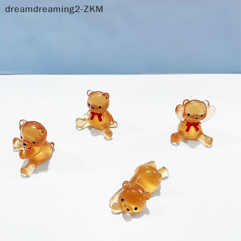 [Dreaming] Bộ 2 Sản Phẩm Trang Trí Hình Gấu Bằng Nhựa Phát Quang DIY