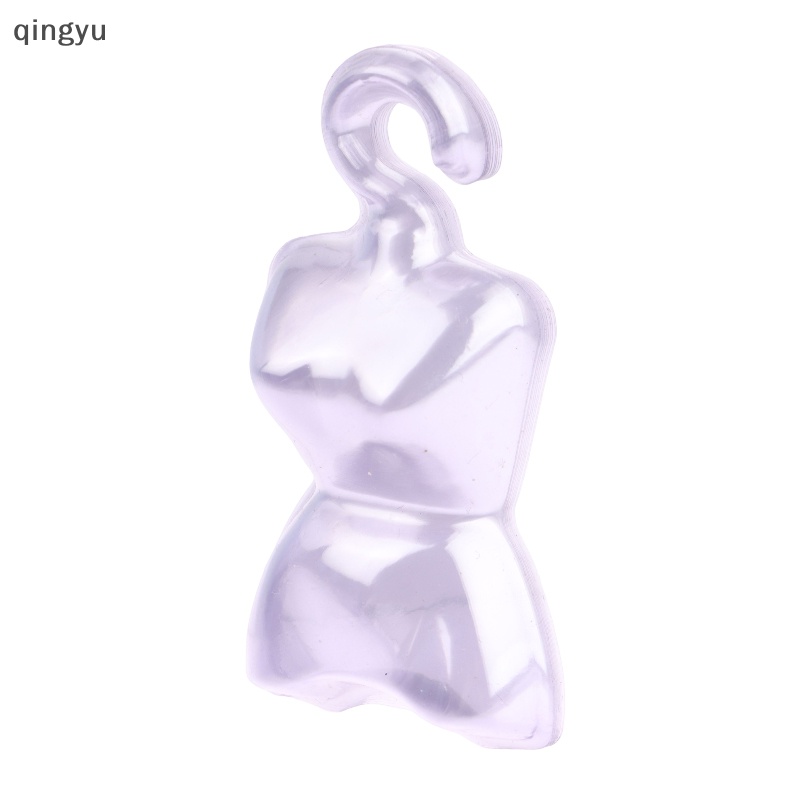 Set 200 Móc Treo Quần Áo Búp Bê 11cm Bằng Nhựa Dễ Thương