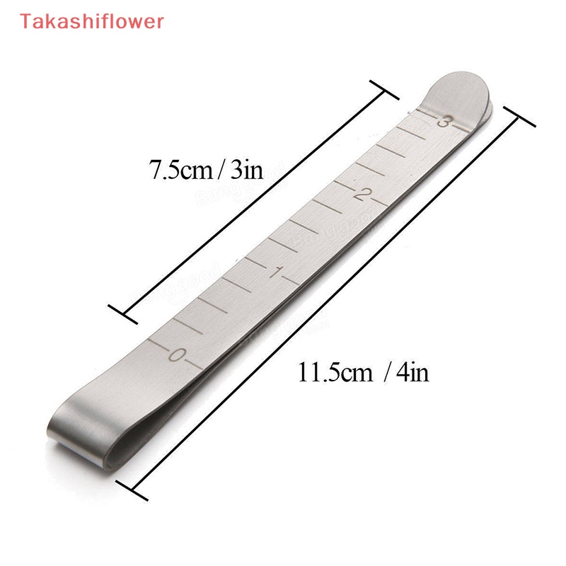 Set 2 Thước Đo Lường Bằng Thép Không Gỉ Chuyên Dụng Trong May Vá