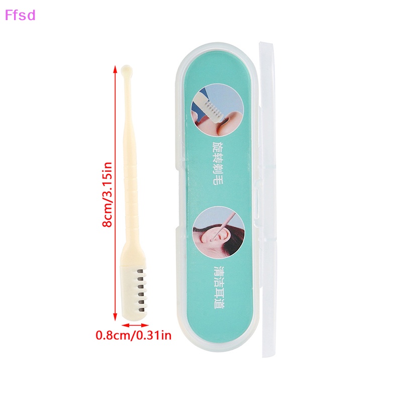 {Ffsd} Máy Tỉa Lông Mũi Và Tai Hai Đầu Di Động Kèm Hộp Đựng * Bán Chạy