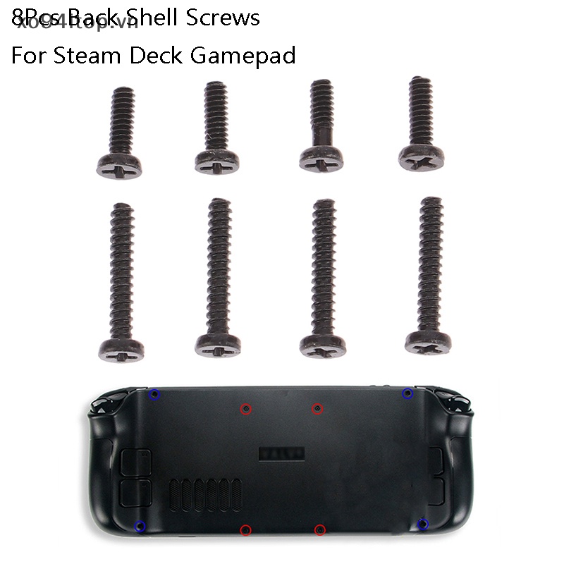 Bộ 8 Ốc Vít Thay Thế Chuyên Dụng Cho Tay Cầm Chơi Game Hơi Nước