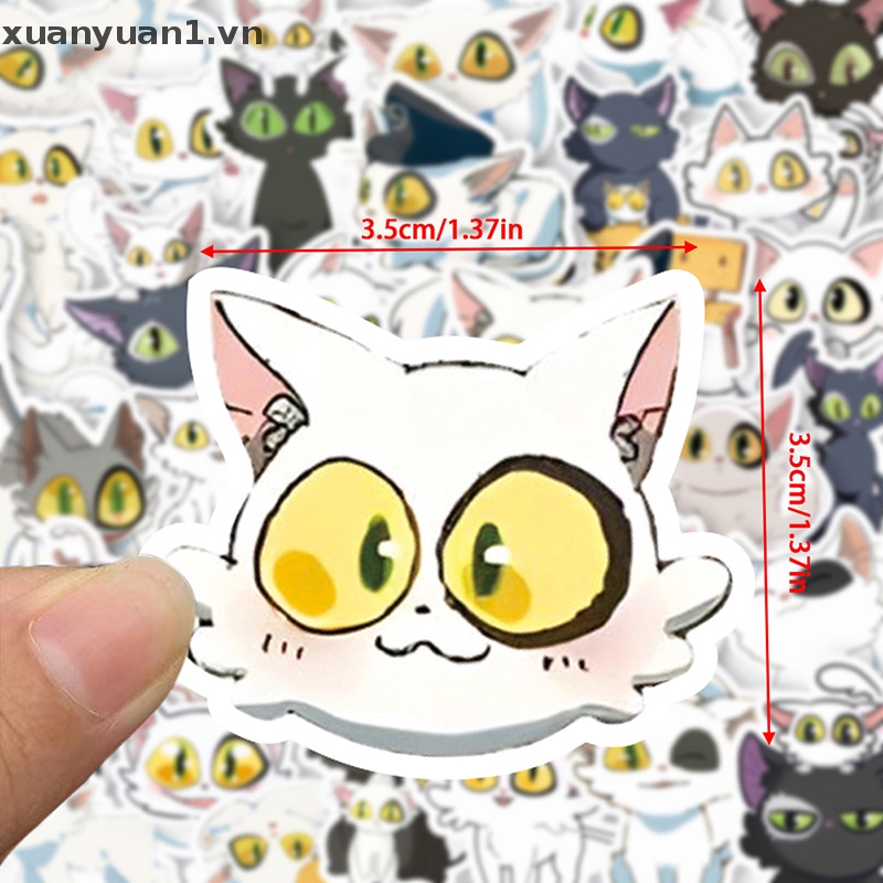 Sticker Dán Trang Trí Hình Mèo Daijin Dễ Thương
