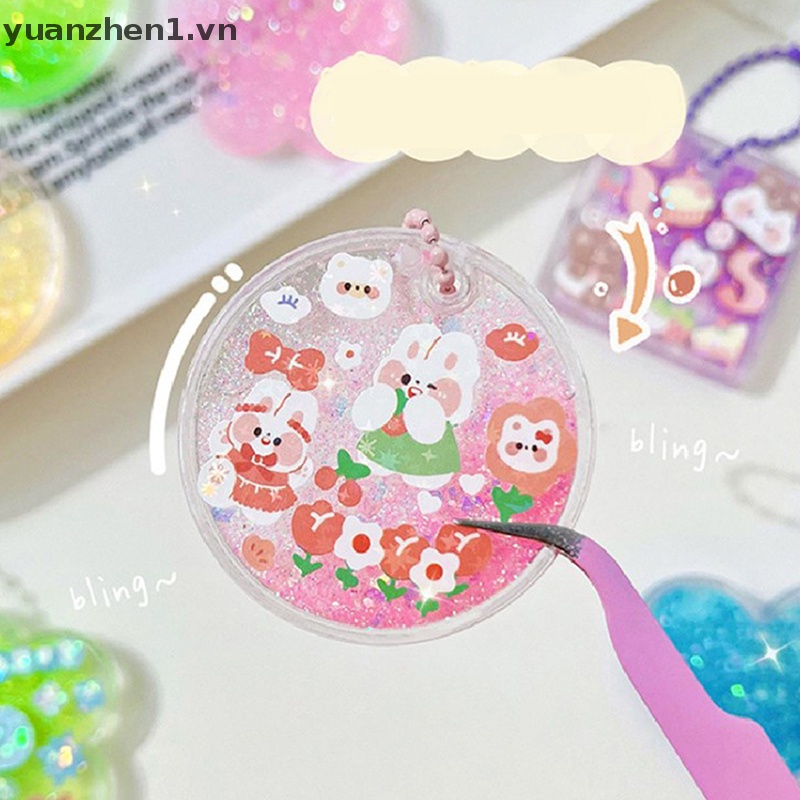 Miếng Dán Acrylic Trong Suốt Hình Trái Tim Polco Kpop Guka Girl Trang Trí Album Ảnh DIY