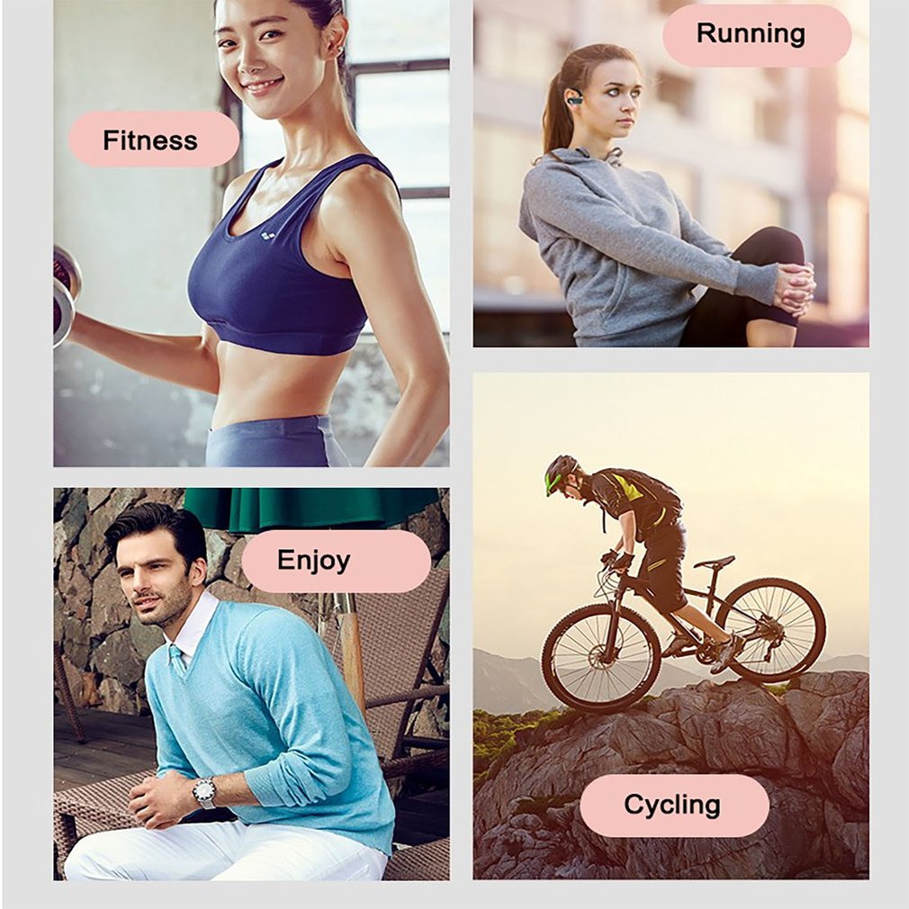 Wireless Earphone Sports Professional Running Playing Outdroor Headphone Mp3 Music Player Headset Headphones Earphones [Q/9]