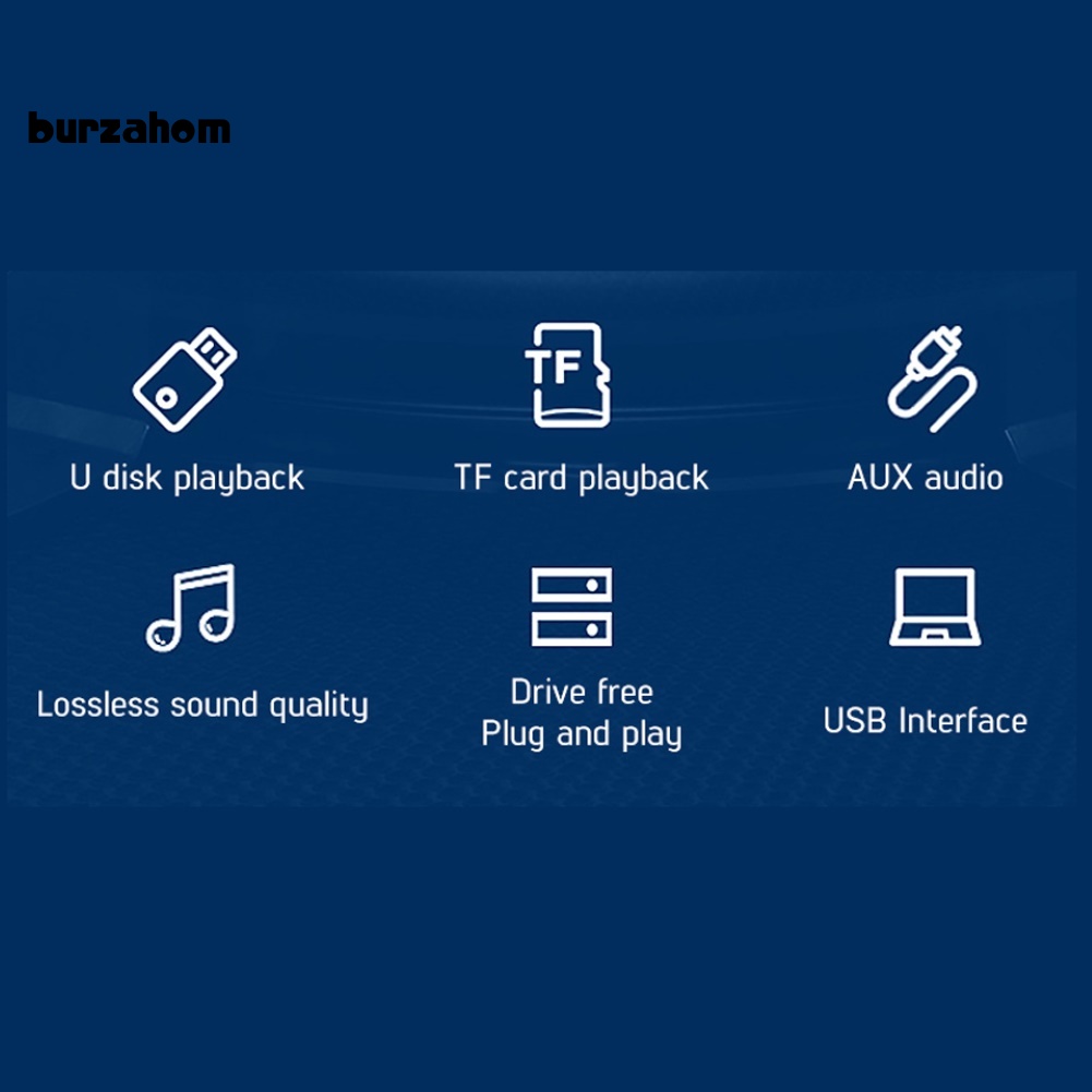 Bộ Khuếch Đại Âm Thanh Kỹ Thuật Số Bluetooth 5.0 HiFi Hỗ Trợ Thẻ TF / MP3