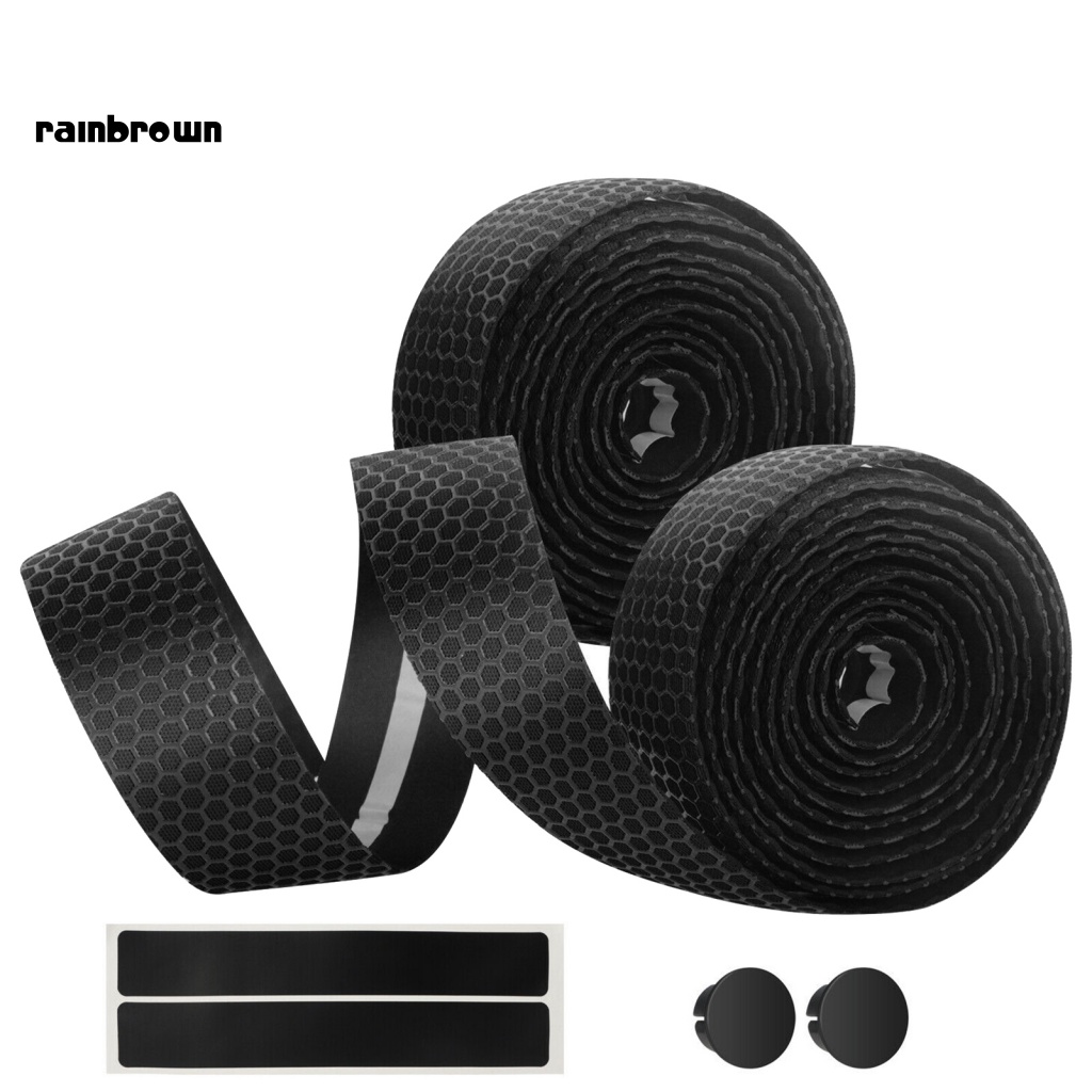 1 Bộ Băng Quấn Tay Lái Xe Đạp Bằng Xốp Tổ Ong Chống Trượt