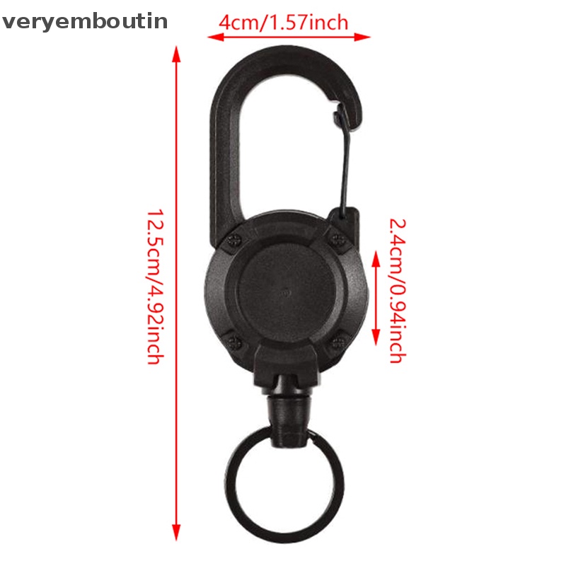 Dây Móc Khóa Luya Tự Động Thu Gọn Chống Trộm