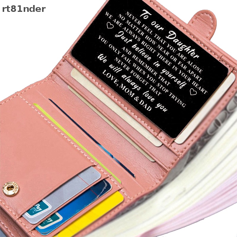 Rt Ví Đựng Thẻ Bằng Thép Không Gỉ Cho Husband Boyfriend Wife Girlfriend Valene Quà Tặng Sinh Nhật