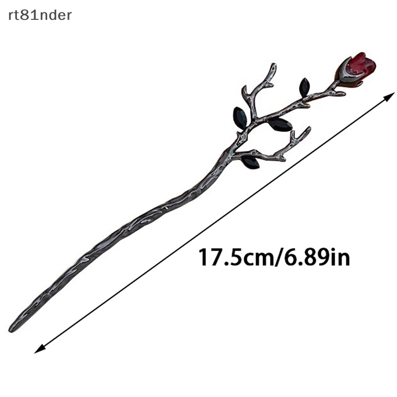 Trâm Cài Tóc Hình Hoa Hồng Phong Cách Vintage Đơn Giản Cho Nữ