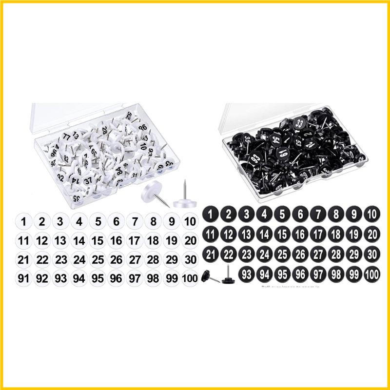 Set 100 Nút Bần Số Tiện Lợi Cho Văn Phòng