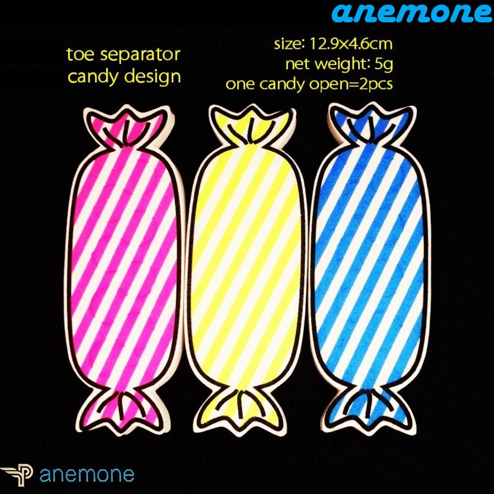 Dụng Cụ Chia Móng Chân Bằng Bọt Biển Hình Kẹo Tiện Dụng