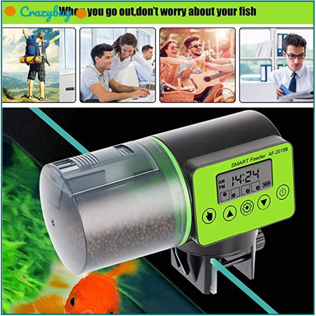 Cr Dụng Cụ Cho Cá Ăn Tự Động Hẹn Giờ Tiện Dụng