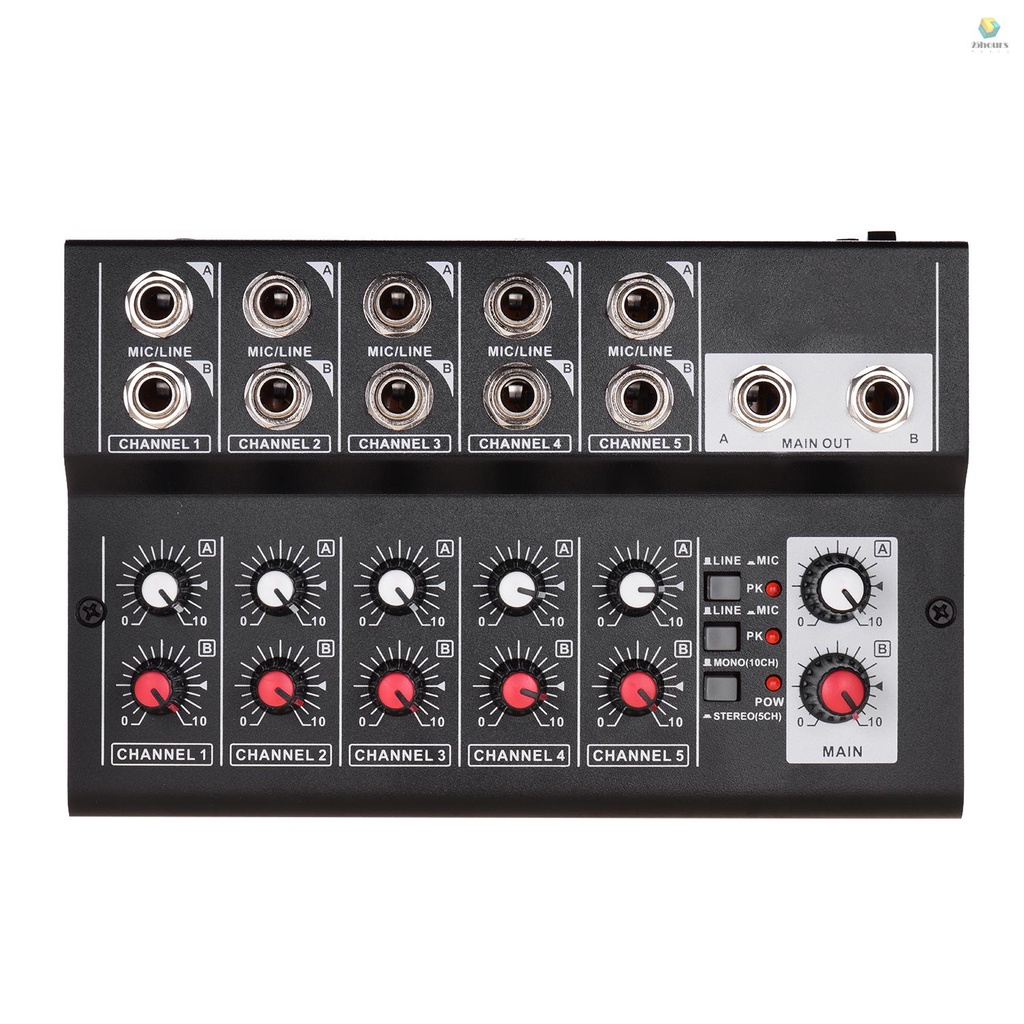 Bộ Trộn Âm Thanh Kỹ Thuật Số 10 Kênh Cho DJ Network Live Karaoke  MIX5210 10 Kênh