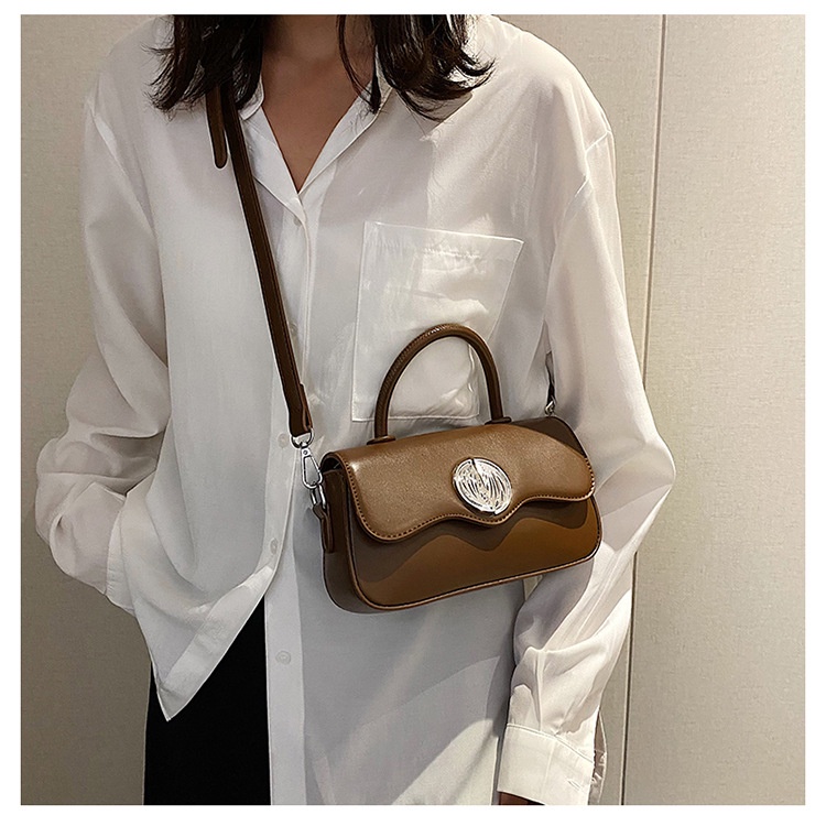 Túi Đeo Chéo Hình Vuông Cỡ Nhỏ Thiết Kế Đơn Giản Thời Trang Phong Cách Hàn Quốc Cho Nữ