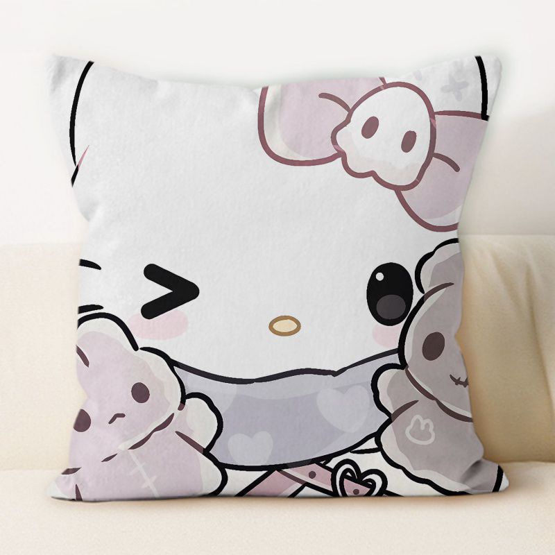 Gối Đệm Sofa Dày Dặn Chống Trượt Họa Tiết Hoạt Hình Sanrio Kuromi mymelody Cinnamon Purin Cá Tính