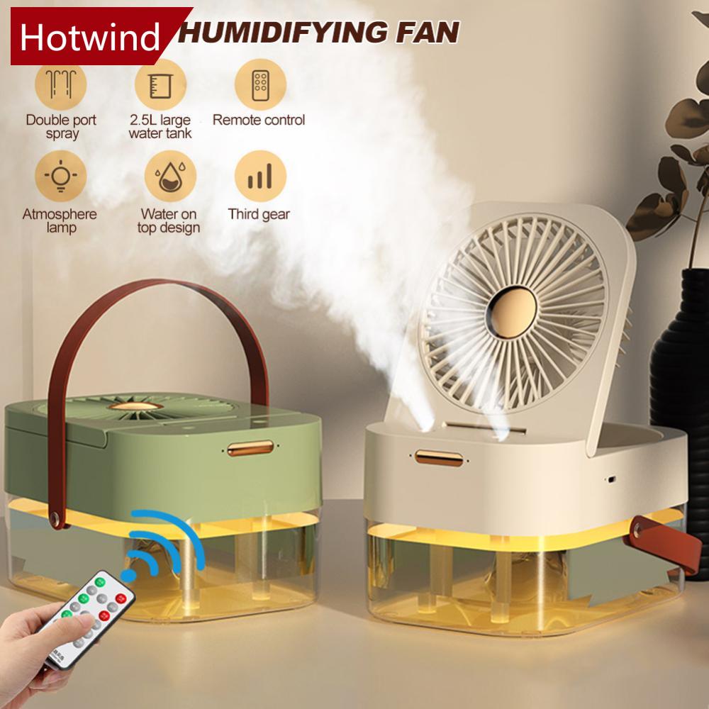 Quạt Phun Sương Tạo Độ Ẩm Không Khí Có Đèn Ngủ D2Y5 Để Bàn