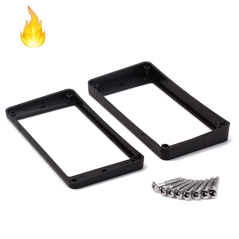 Set 2 Khung Pickup Cong Màu Đen Cho Đàn Guitar Điện