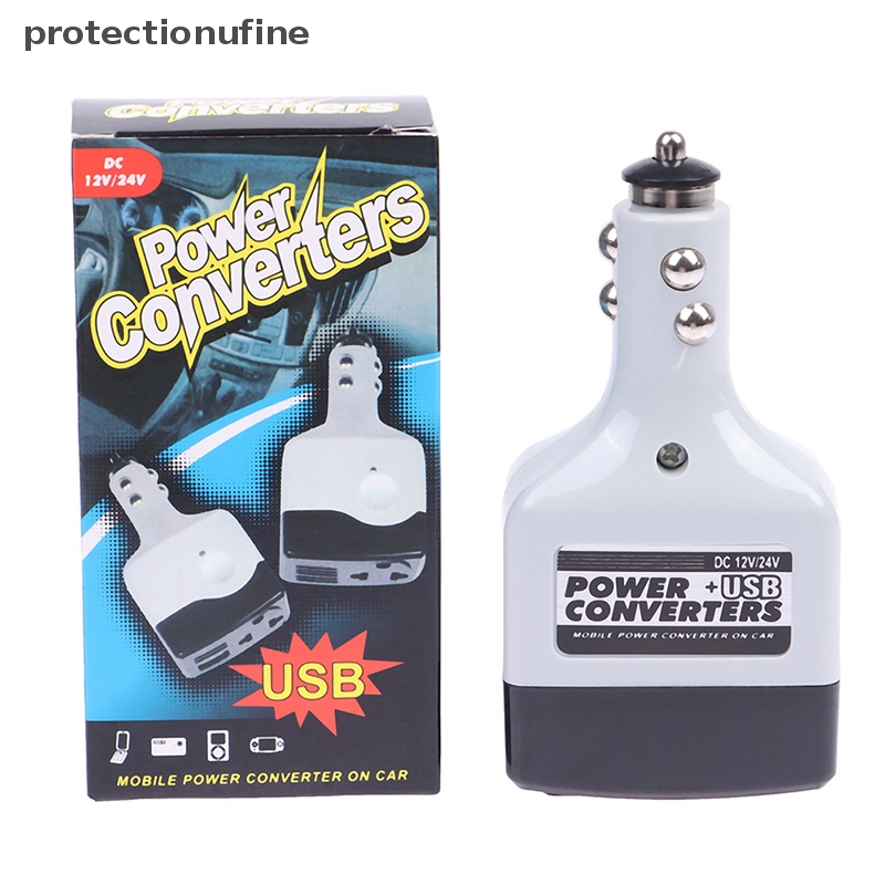 Bộ Chuyển Đổi Nguồn Điện PR3VN Dc 12 / 24V Sang Ac 220V Cho Điện Thoại / Máy Biến Tần 12V