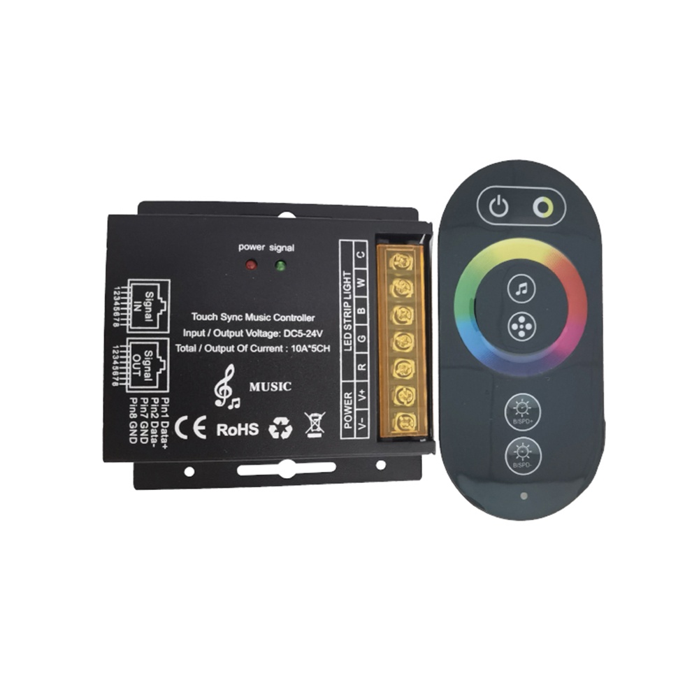 Bộ Điều Khiển Độ Sáng Đèn Led Dây Dc 5-24v 12a 18a Rf6