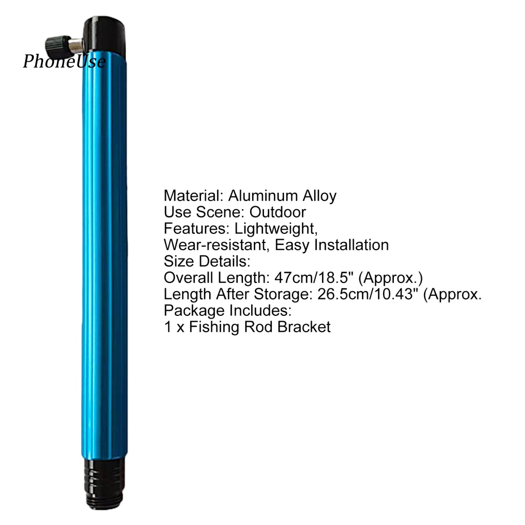 Giá Đỡ Cần Câu Cá PU Bằng Hợp Kim Nhôm Cứng Đa Năng Chống Mài Mòn Có Thể Tháo Rời