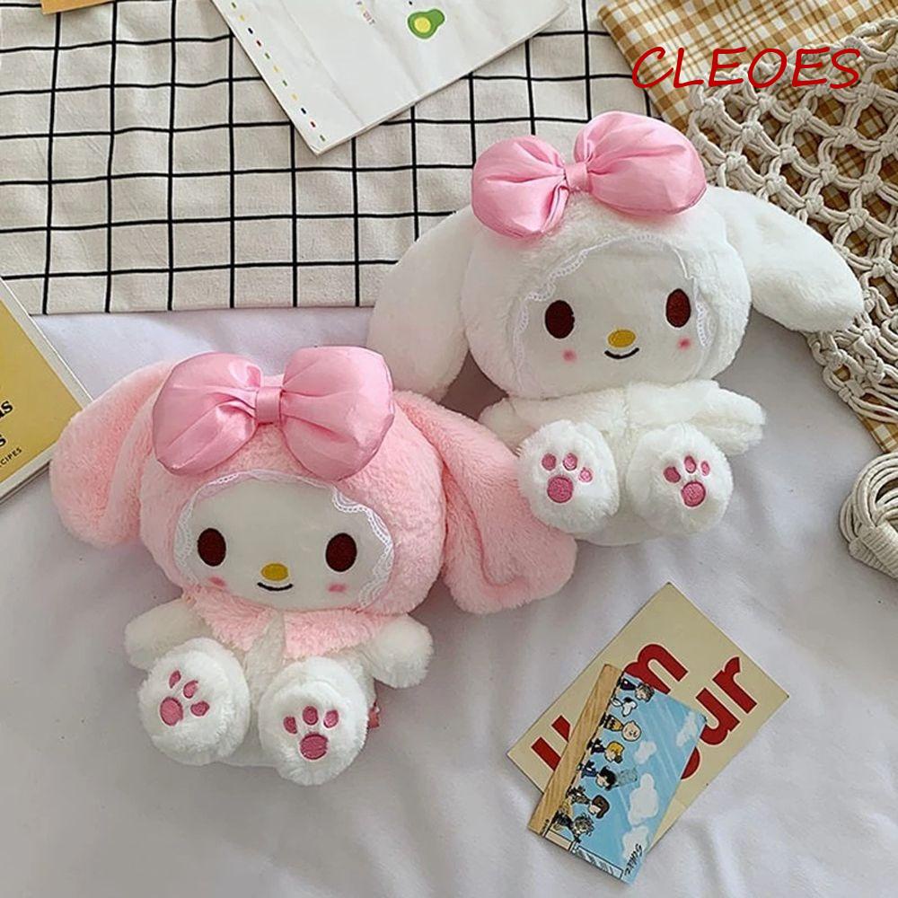 Ba Lô Lông Nhung Mềm Mại Hoạt Hình Mymelody Màu Hồng Cho Bé Gái