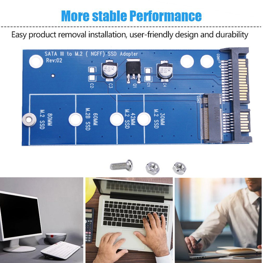 M2 Ngff Ssd Sata3 Ssds Turn Sata Adapter Expansion Card To High-Capacity High-Power [Q/1]