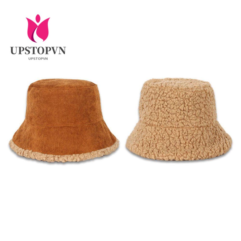 Nón Tai Bèo Nhung Hai Mặt Thời Trang Mùa Đông