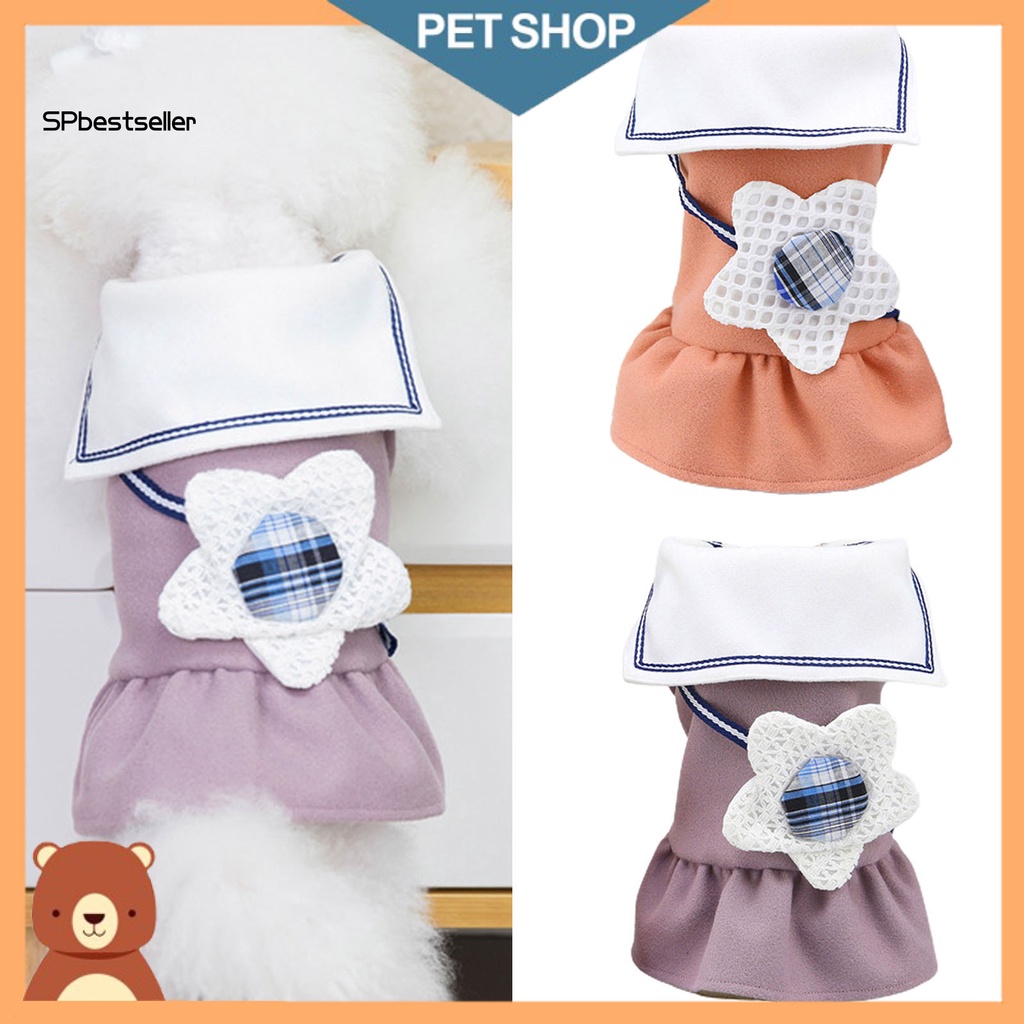 Đầm Hoa Kiểu Công Chúa Dễ Thương Thân Thiện Với Da Cho Thú Cưng