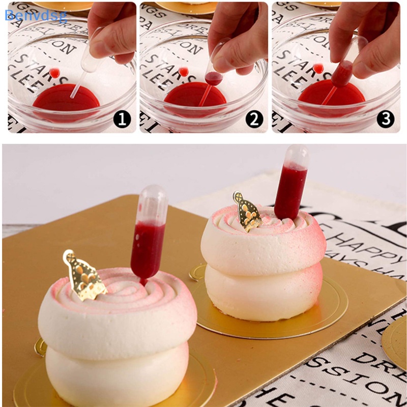 Bộ 50 Ống Nhỏ Giọt 4Ml Chuyên Dụng Cho Làm Bánh Cupcake