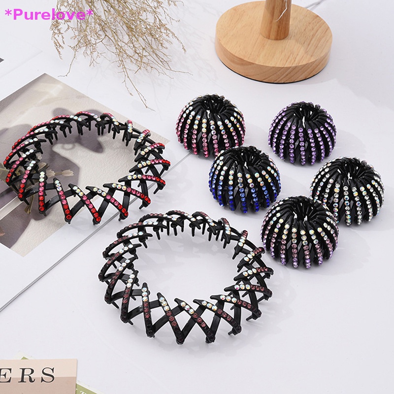 Kẹp Tóc Đính Đá Pha Lê Thời Trang Dành Cho Nữ Mới