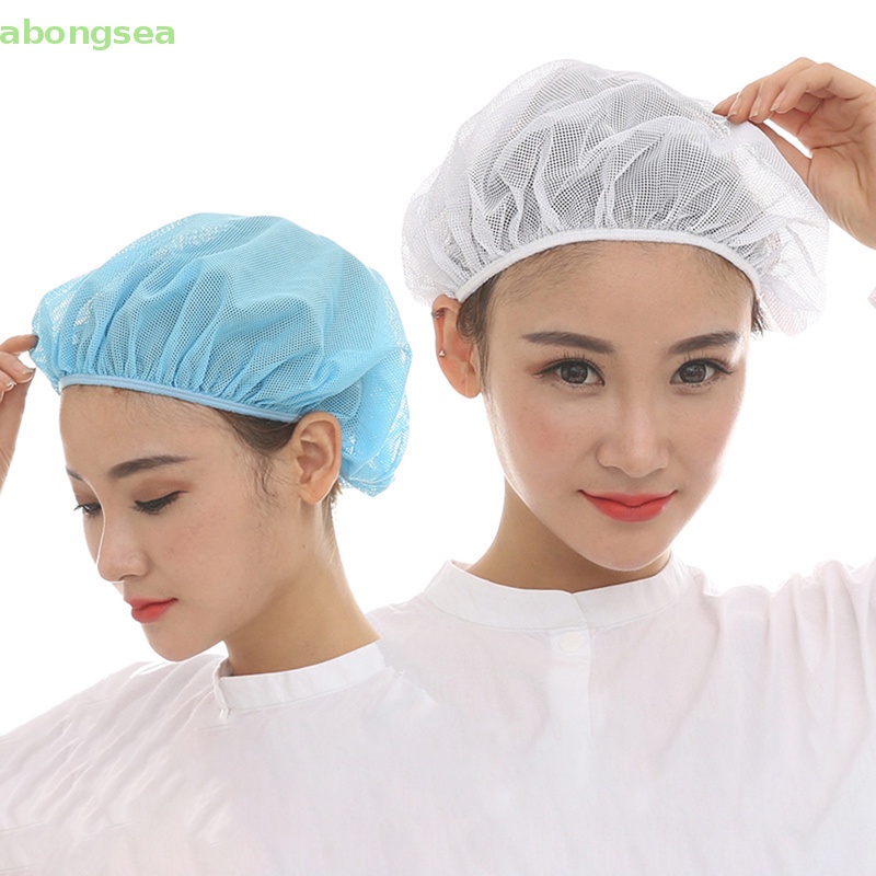 Abongsea Mũ Đầu Bếp Co Giãn Thoáng Khí Màu Đen