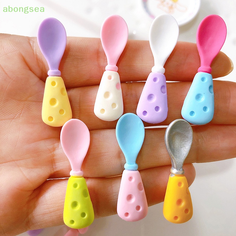 10 Muỗng Xúc Mini Trang Trí Nhà Búp Bê