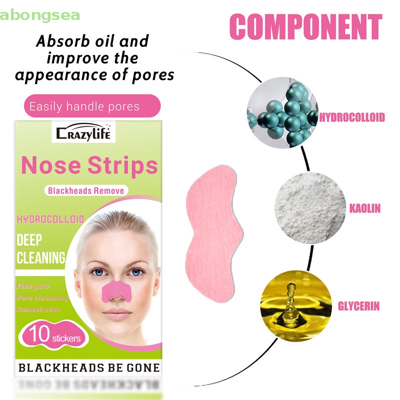 Mặt Nạ Lột Mụn Đầu Đen Làm Sạch Sâu Se Khít Lỗ Chân Lông abongsea
