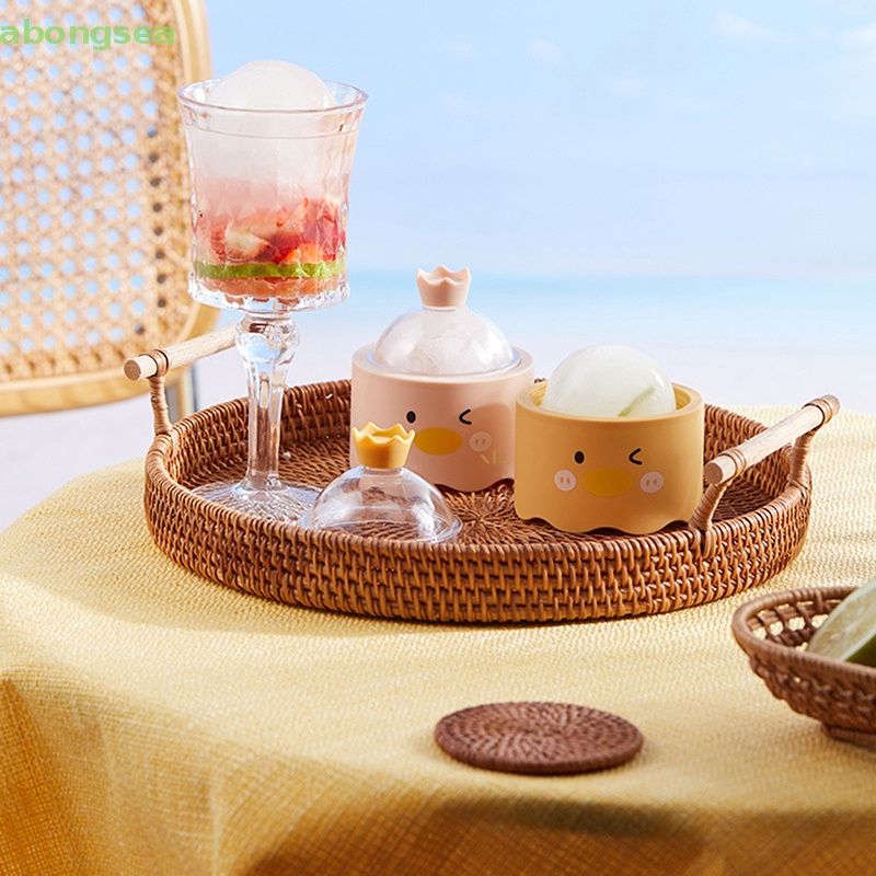 Khuôn Silicon Làm Đá Bi Tròn Dễ Thương Nhanh Chóng Dùng Trong Nhà Bếp