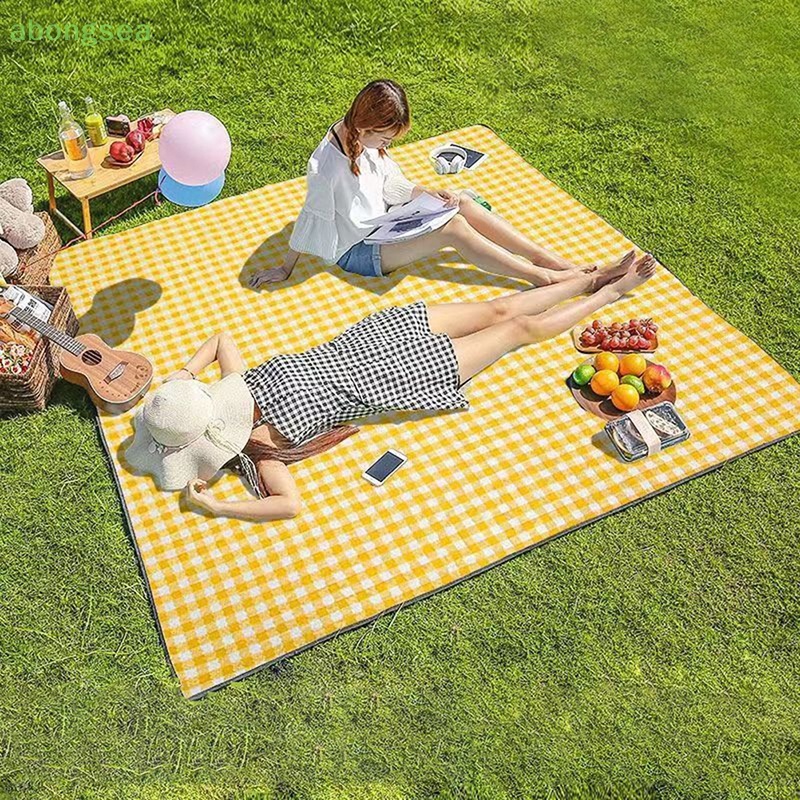 Abongsea Thảm Dày Chống Thấm Nước Có Thể Gấp Gọn Tiện Dụng Mang Theo Du Lịch Cắm Trại