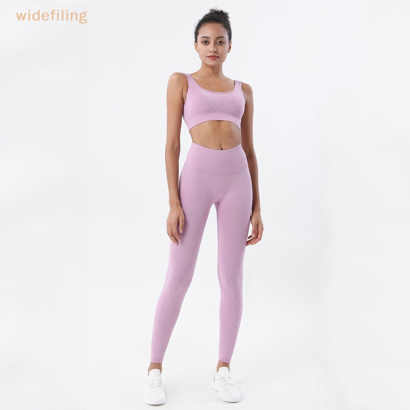 Bộ Áo Ngực + Quần Legging Thể Thao Bằng Nylon 18 Màu Tùy Chọn Quyến Rũ Dành Cho Nữ