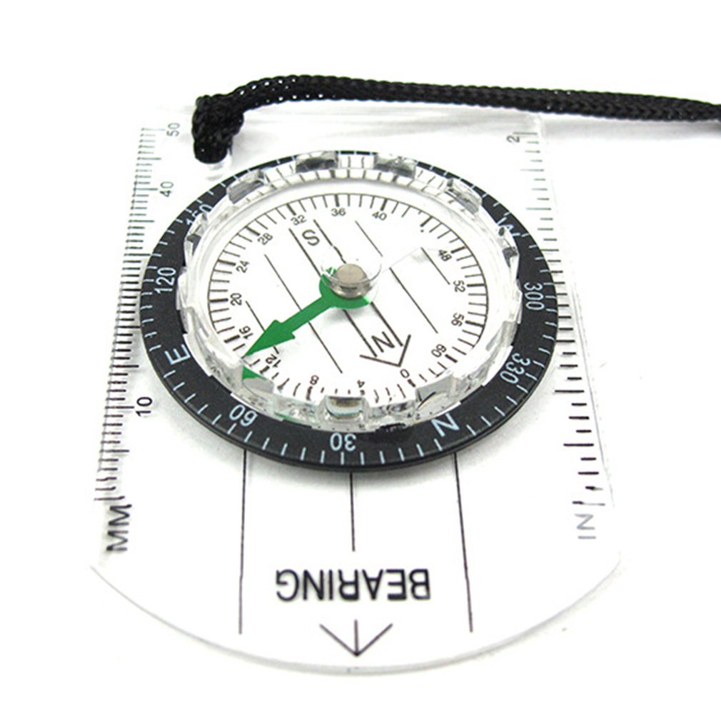 Wilderness Outdoor Equipment Professional Multifunction Compass North Map Scale [Q/12]
