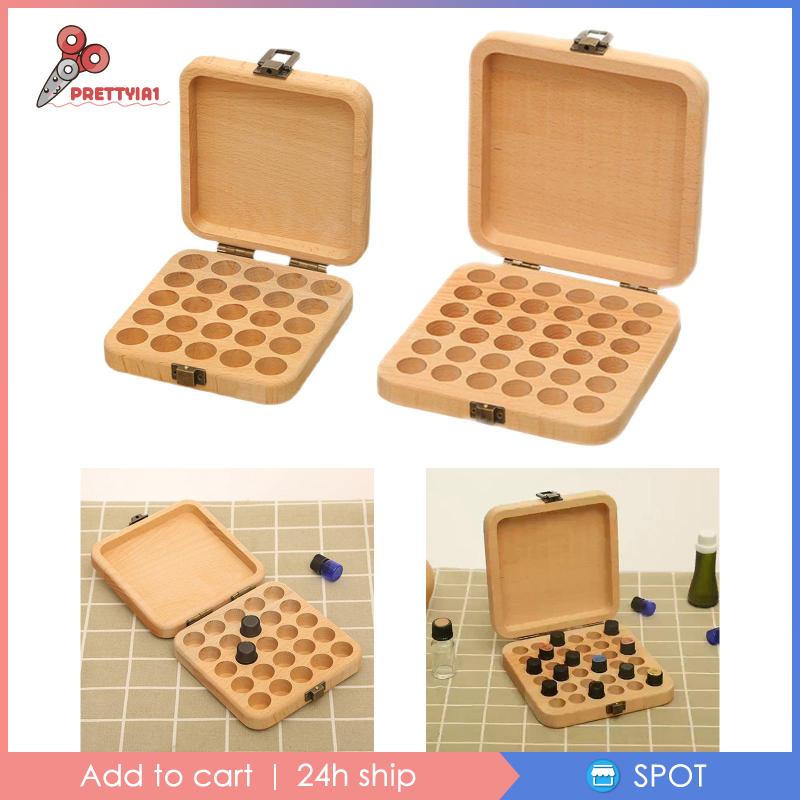 Hộp Đựng Lọ Tinh Dầu Prettyia1 Có Nắp Đậy Tiện Dụng Mang Theo Du Lịch