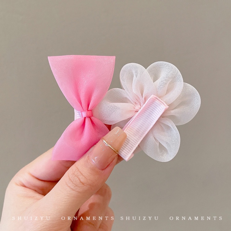 Bộ 10 Kẹp Tóc Nơ Dễ Thương Cho Bé Gái