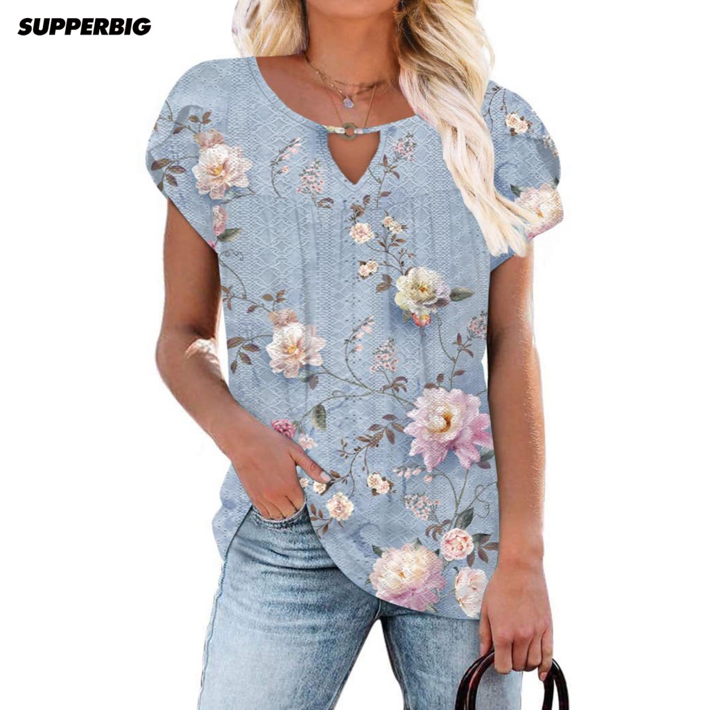 [supperbig] Áo Ngắn Tay Nữ Mùa Hè